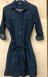 Laura Scott Petite Dark Denim dress